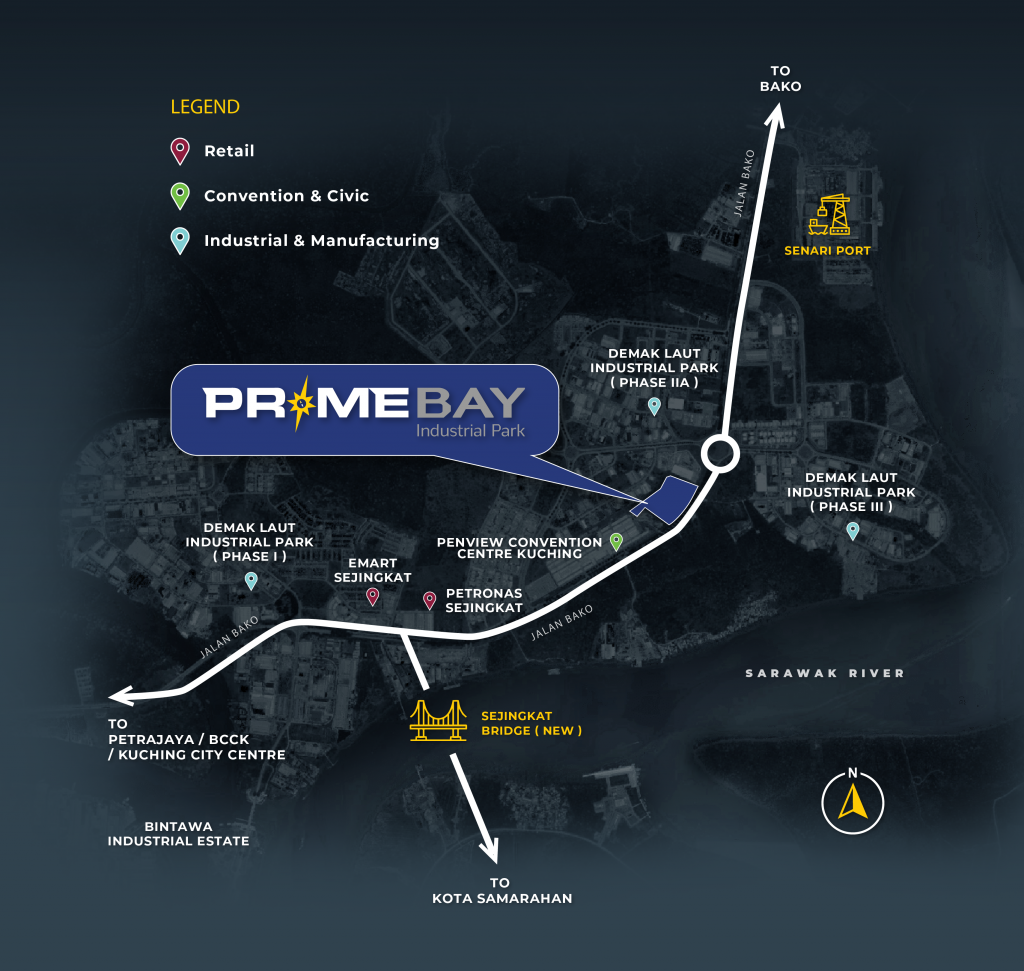 PrimeBay Industrial Park Location Map